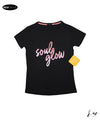 Ladies T-Shirt (Soul Glow Black)