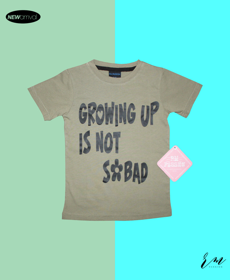 Girls Toddler T-Shirt (Growing Up / Green)