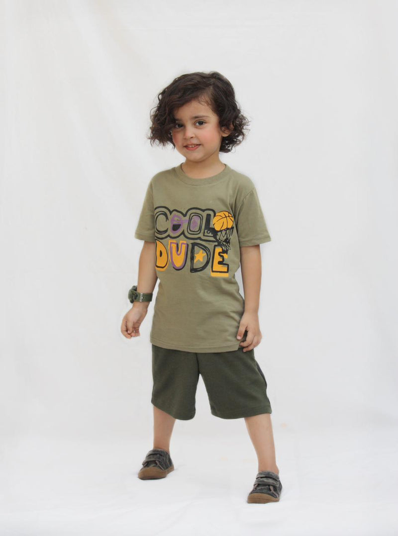 Boys Pack ( Cool Dude ( Green ) /  Green ( Stripe Short )