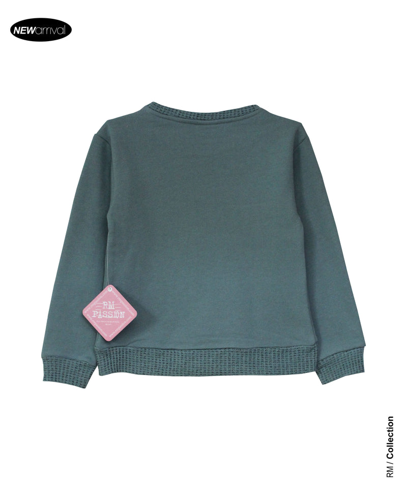 Girls Sweatshirt (Green)