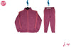Girls Embroided Tracksuit (Grape)