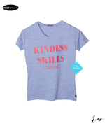 Ladies T-Shirt (Kindess Skills Purple)