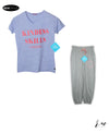 Ladies Loungewear (Kindess skills) Purple /  Trouser ( Everything ) Grey