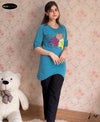 Ladies  (Bear Top) Free size / Trouser Black