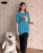 Ladies  (Bear Top) Free size / Trouser Black