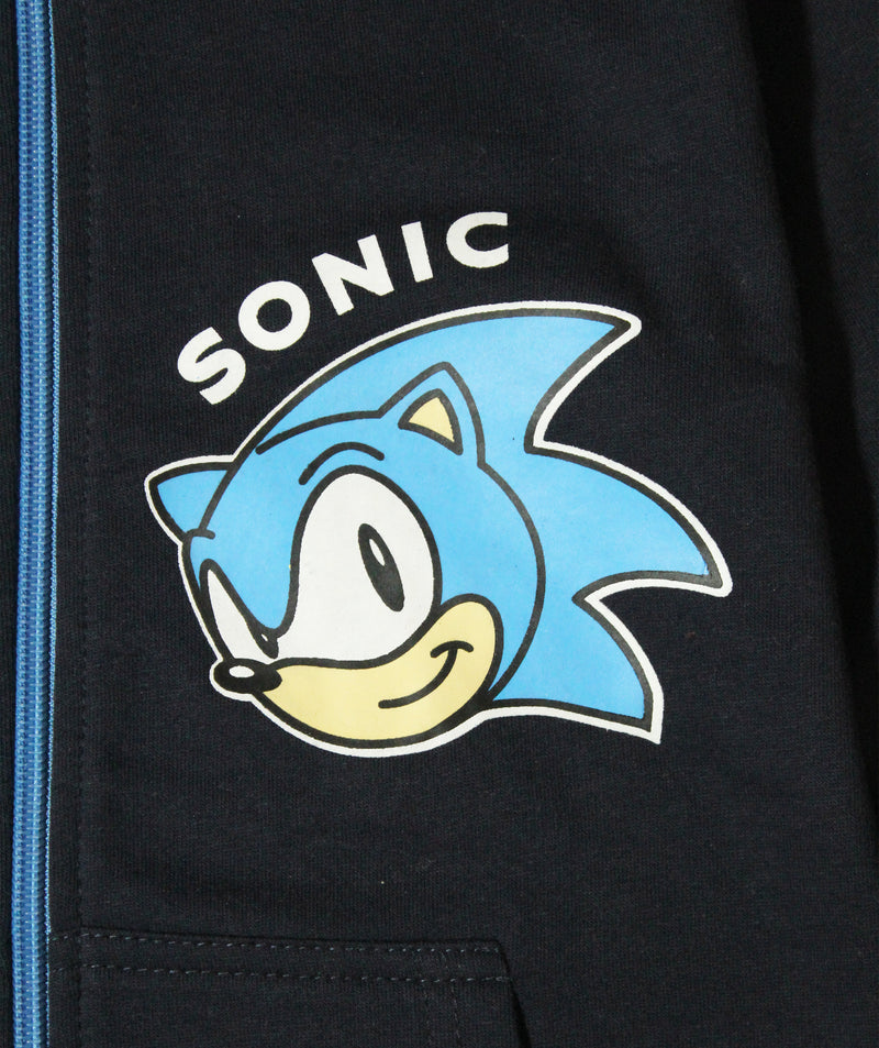 Boys Zipper Hoodie Sonic ( Navy )