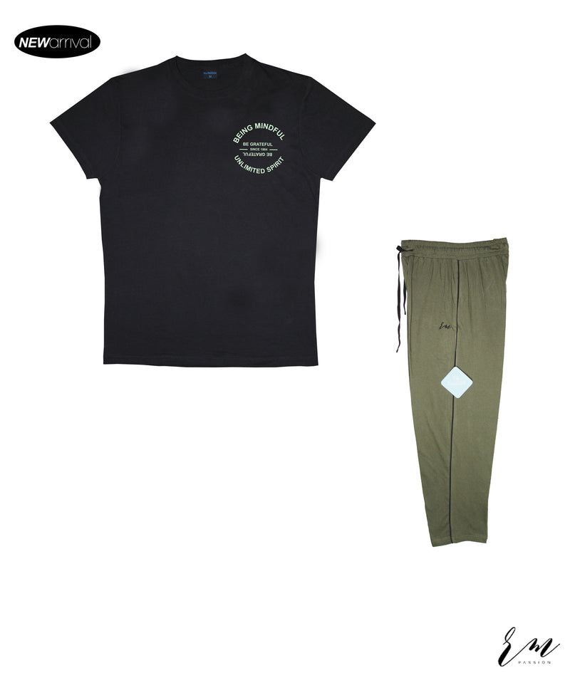 Mens pack (Black Being Mindful / Green Trouser)