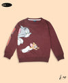 Boys Sweatshirt Tom & Jerry ( Brown )