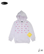 Girls Pullover Embroidered Flower (Ice Pink)