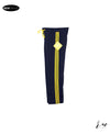 Ladies Yellow Stripe Trouser (Navy)