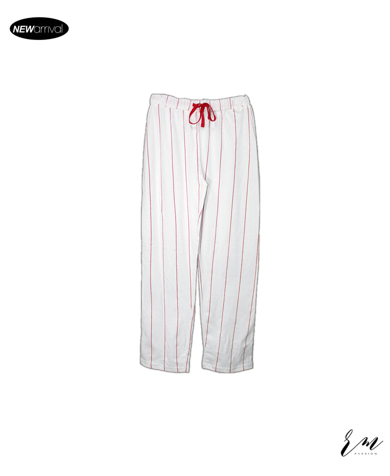 Ladies Red Line Trouser (White)