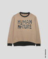 Ladies Sweatshirt Human Nature ( Brown )