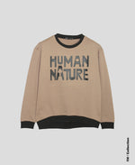 Ladies Sweatshirt Human Nature ( Brown )