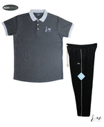 Mens Pack (Men Polo Tee (Black) / Mens Relax Fit Trouser (Black)