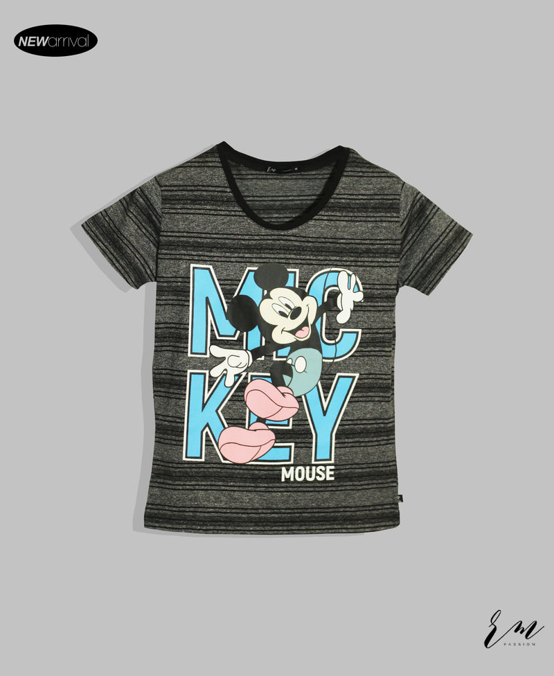 Ladies T-Shirt (Mickey D Grey)