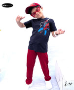 Boys Pack (Navy spider/Red)