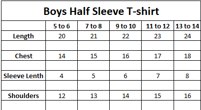 Boys Half Sleeve Pack of 5