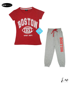 Girls Pack (Red Boston/ Grey Boston trouser)