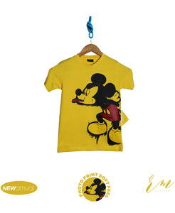 Boys Shirts  (Yellow Mickey)