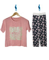 Ladies Loungewear joy full (Pink/Floral)