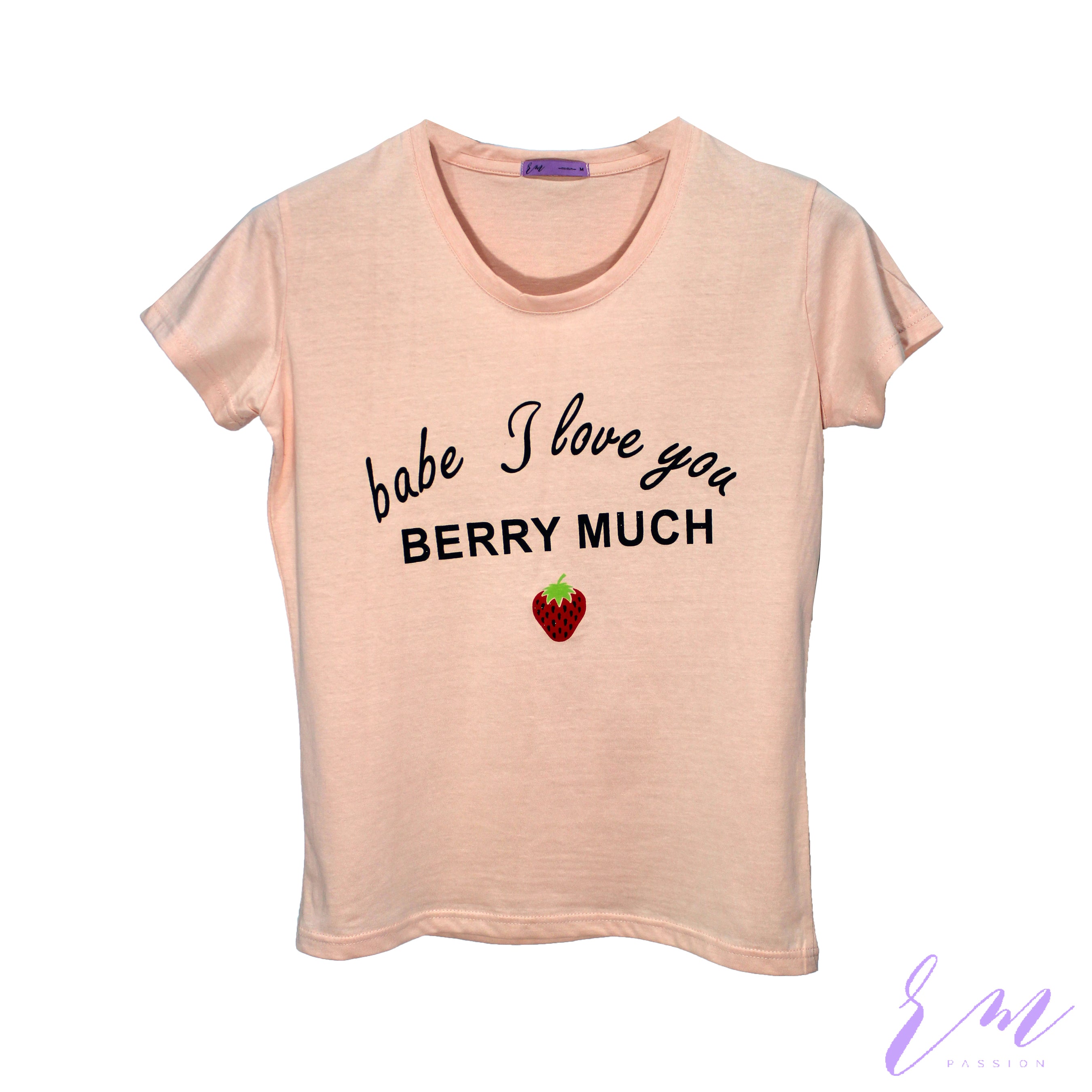Ladies top Babe Berry Much ( Peach )