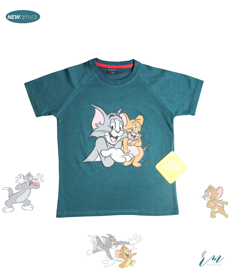 Girls Top (Tom & Jerry ( Teal )