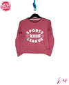 Printed Sweatshirt Sports (Pink)