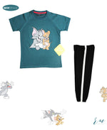 Girls Pack (Tom & Jerry ( Teal) /  Capri stripe )