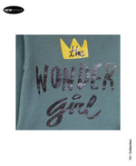 Girls Wonder Girl Sweatshirt (Green)