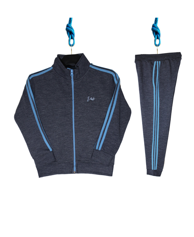 Boys Embroided TrackSuit (Navy)