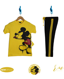 Boys (Yellow mickey / yellow stripe trouser )