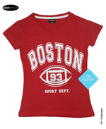 Girls T-Shirt (Red Boston )