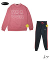 Ladies Packs Sweatshirt USA (Pink) / Trouser (Navy)