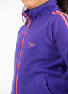 Girls Embroided Tracksuit (Purple)