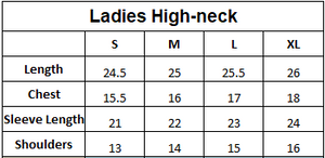 Ladies High-Neck (Charcoal)