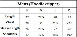 Mens Zipper Hoodie (Navy)