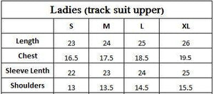 Ladies Zipper Track Suit (Sand)